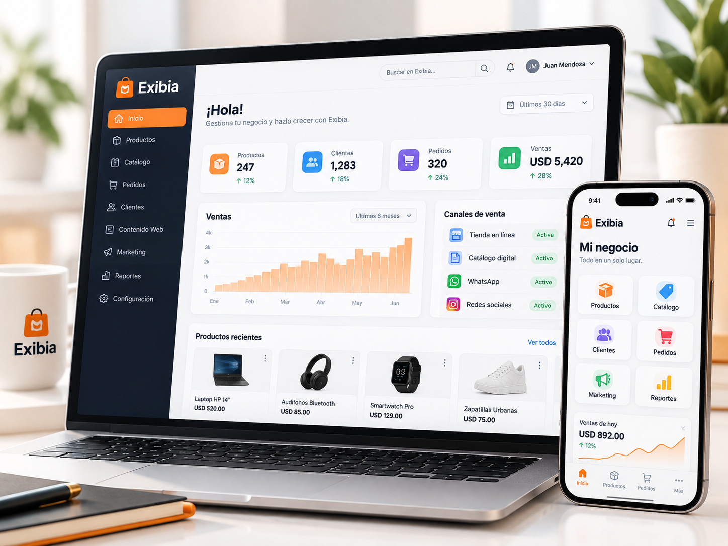 Exibia — Digital Catalog Platform
